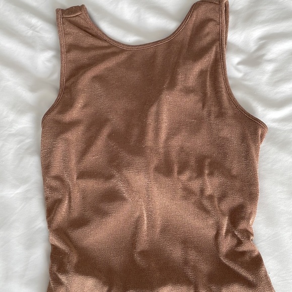 NWT Midi Tank Twist-Back Bodycon Dress - Picture 5 of 7